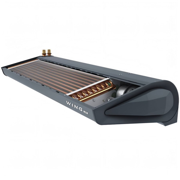 VTS WING II W DARK тепловые завесы с водяным нагревателем