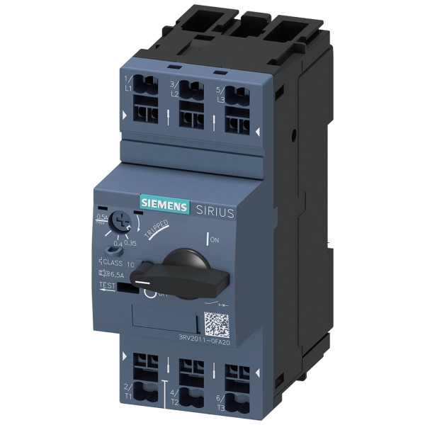 3RV2011-0FA20 SIEMENS SIRIUS (0.12 кВт, 0.5 A, 400В) автомат защиты двигателя