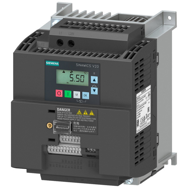 6SL3210-5BB22-2BV1 SIEMENS SINAMICS V20 (2,2 кВт, 220 В) частотний перетворювач