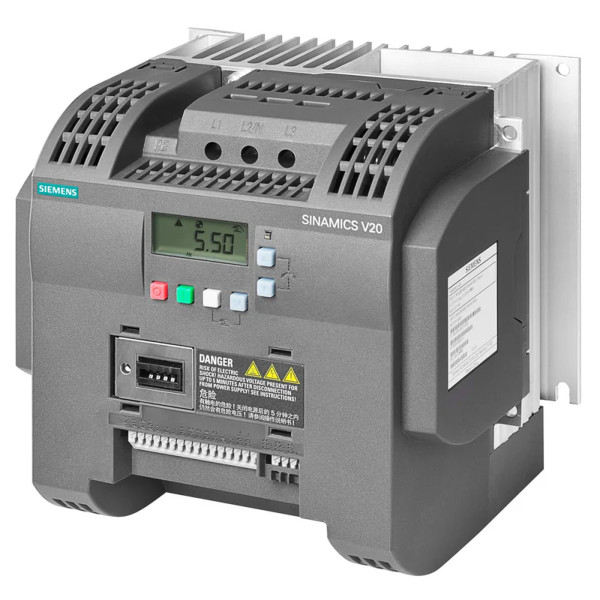 6SL3210-5BE25-5UV0 SIEMENS SINAMICS V20 (5,5 кВт, 380 В) частотный преобразователь