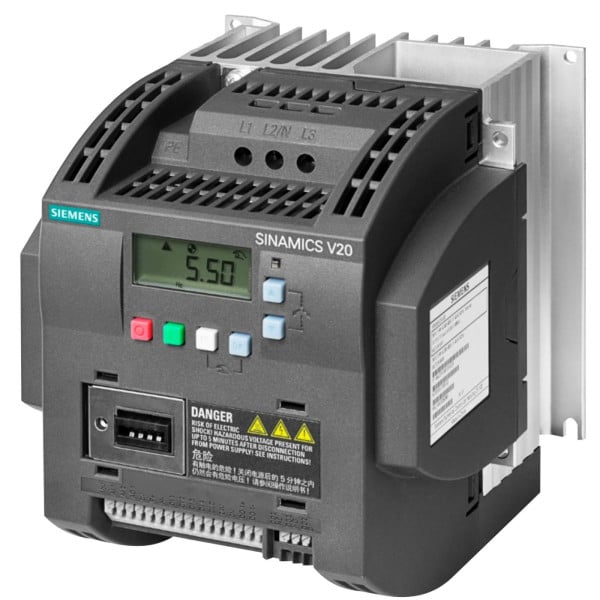 6SL3210-5BE23-0CV1 SIEMENS SINAMICS V20 (3 кВт, 380 В) частотный преобразователь