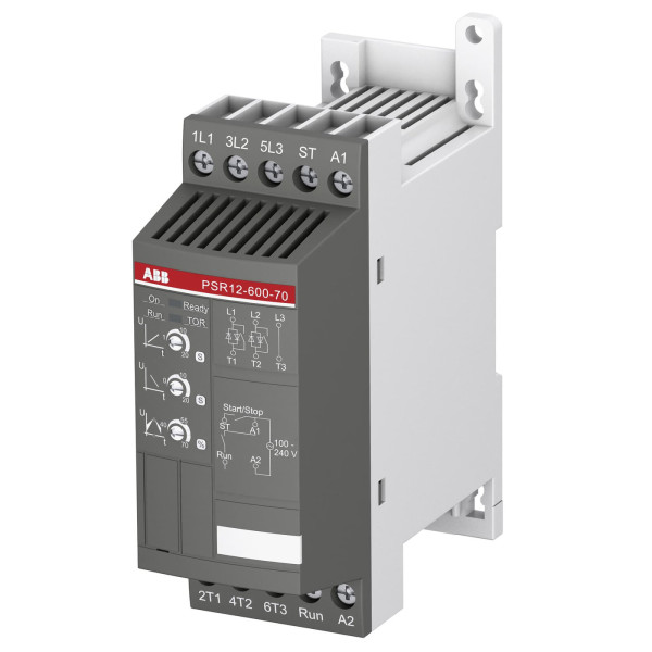 PSR12-600-70 ABB (5,5 кВт, 208-600 В AC, 12 А) устройство плавного пуска