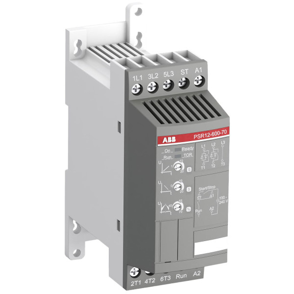 PSR12-600-70 ABB (5,5 кВт, 208-600 В AC, 12 А) устройство плавного пуска - фото 3