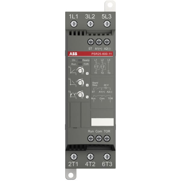 PSR25-600-11 ABB (11 кВт, 208-600 В AC, 25 А) устройство плавного пуска - фото 2