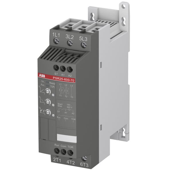 PSR25-600-70 ABB (11 кВт, 208-600 В AC, 25 А) устройство плавного пуска