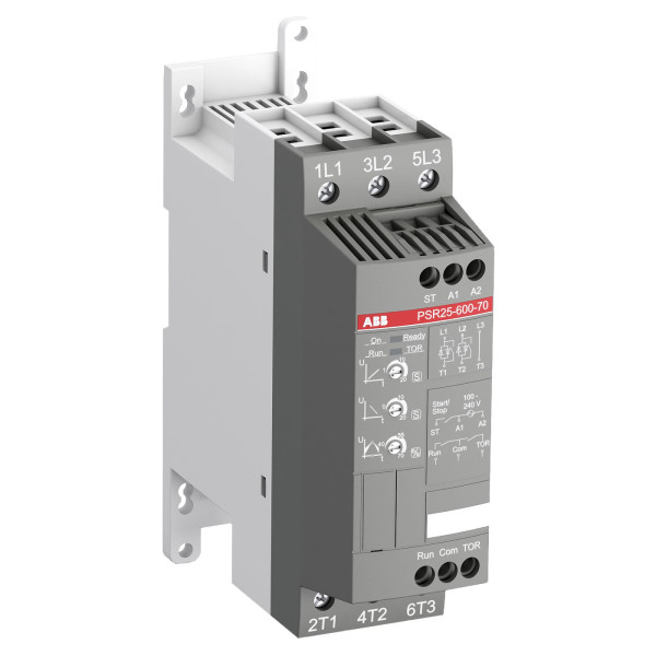 PSR25-600-70 ABB (11 кВт, 208-600 В AC, 25 А) устройство плавного пуска - фото 3