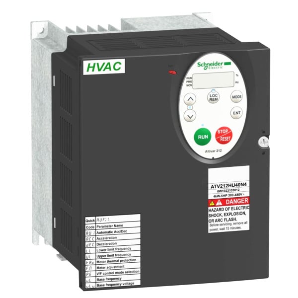 ATV212HU40N4 Schneider Electric (4 кВт 380В-480В, 3ф) преобразователь частоты