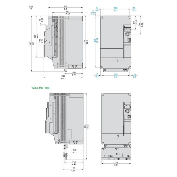 ATV320D11N4B Schneider Electric (11 кВт 380В-480В, книга) перетворювач частоти - фото 5