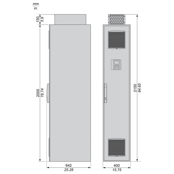 ATV630C11N4F Schneider Electric (110 кВт 380В-480В, 3ф) преобразователь частоты - фото 2