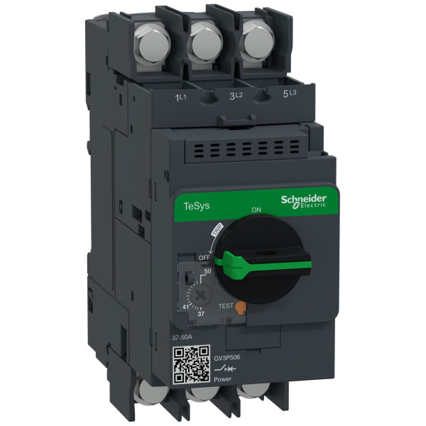 GV3P506 Schneider Electric TeSys (22 кВт, 50 А, 400 В) автомат защиты двигателя