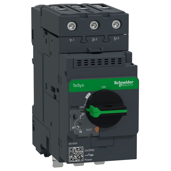 GV3P651 Schneider Electric TeSys (30 кВт, 65 А, 400 В) автомат захисту двигуна