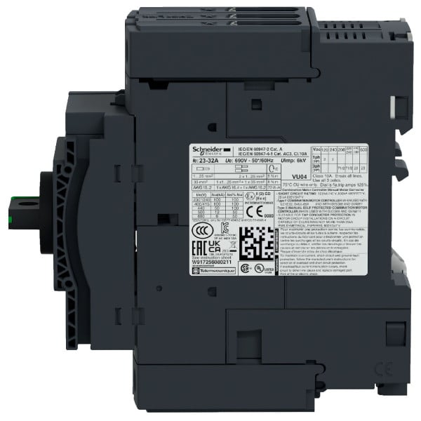 GV3P32 Schneider Electric TeSys (15 кВт, 32 А, 400 В) автомат захисту двигуна - фото 3