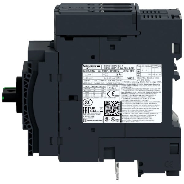 GV3P651 Schneider Electric TeSys (30 кВт, 65 А, 400 В) автомат захисту двигуна - фото 3
