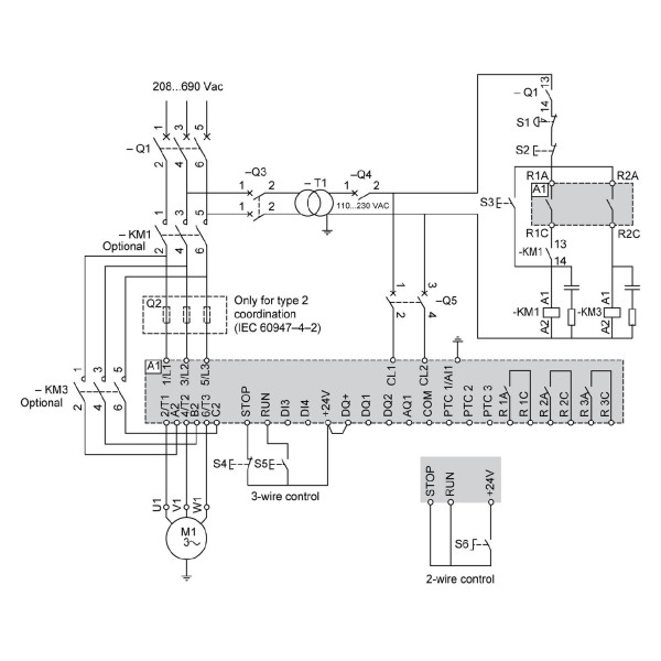 ATS480C14Y Schneider Electric (75 кВт, 208-690 В AC, 140 А) устройство плавного пуска - фото 9