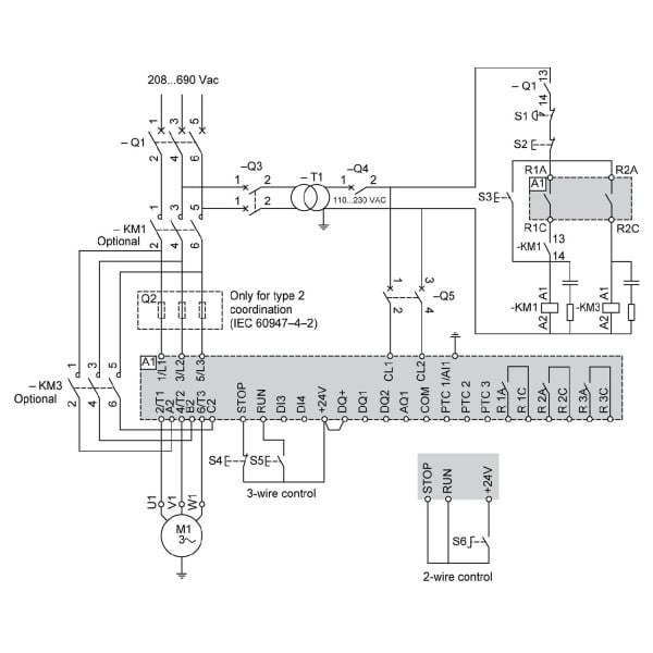 ATS480M10Y Schneider Electric (500 кВт, 208-690 В AC, 1000 А) устройство плавного пуска - фото 7