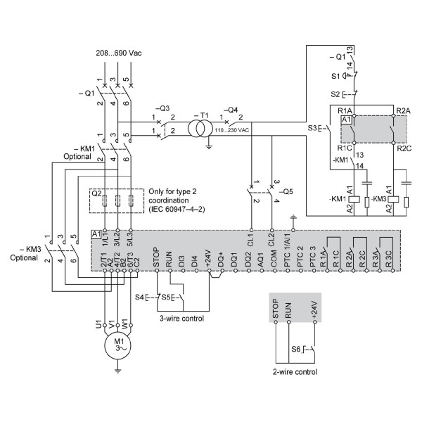 ATS480D62Y Schneider Electric (30 кВт, 208-690 В AC, 62 А) устройство плавного пуска - фото 8