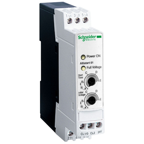 ATS01N106FT Schneider Electric (1,1-2,2 кВт, 110-460 В AC, 6 А) пристрій плавного пуску