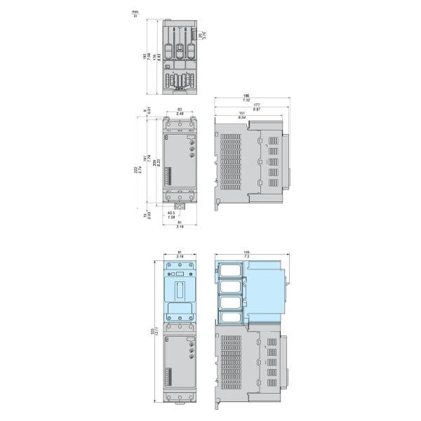 ATS130N2C11LT Schneider Electric (55 кВт, 200-480 В AC, 105 А) устройство плавного пуска - фото 8