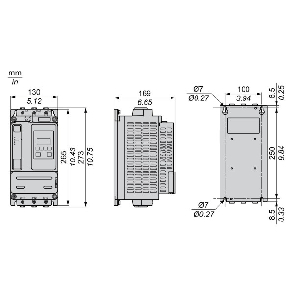 ATS430D32S6 Schneider Electric (15 кВт, 208-600 В AC, 32 А) устройство плавного пуска - фото 9