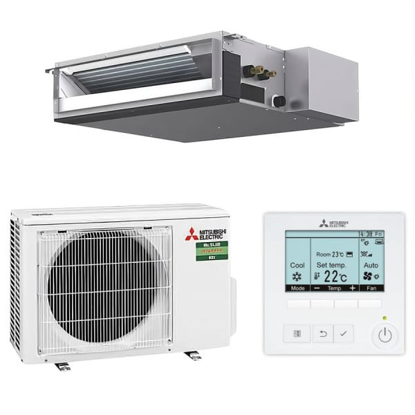 SEZ-M35DA/SUZ-M35VA Mitsubishi Electric канальный кондиционер комплект (внутренний + наружный блок)